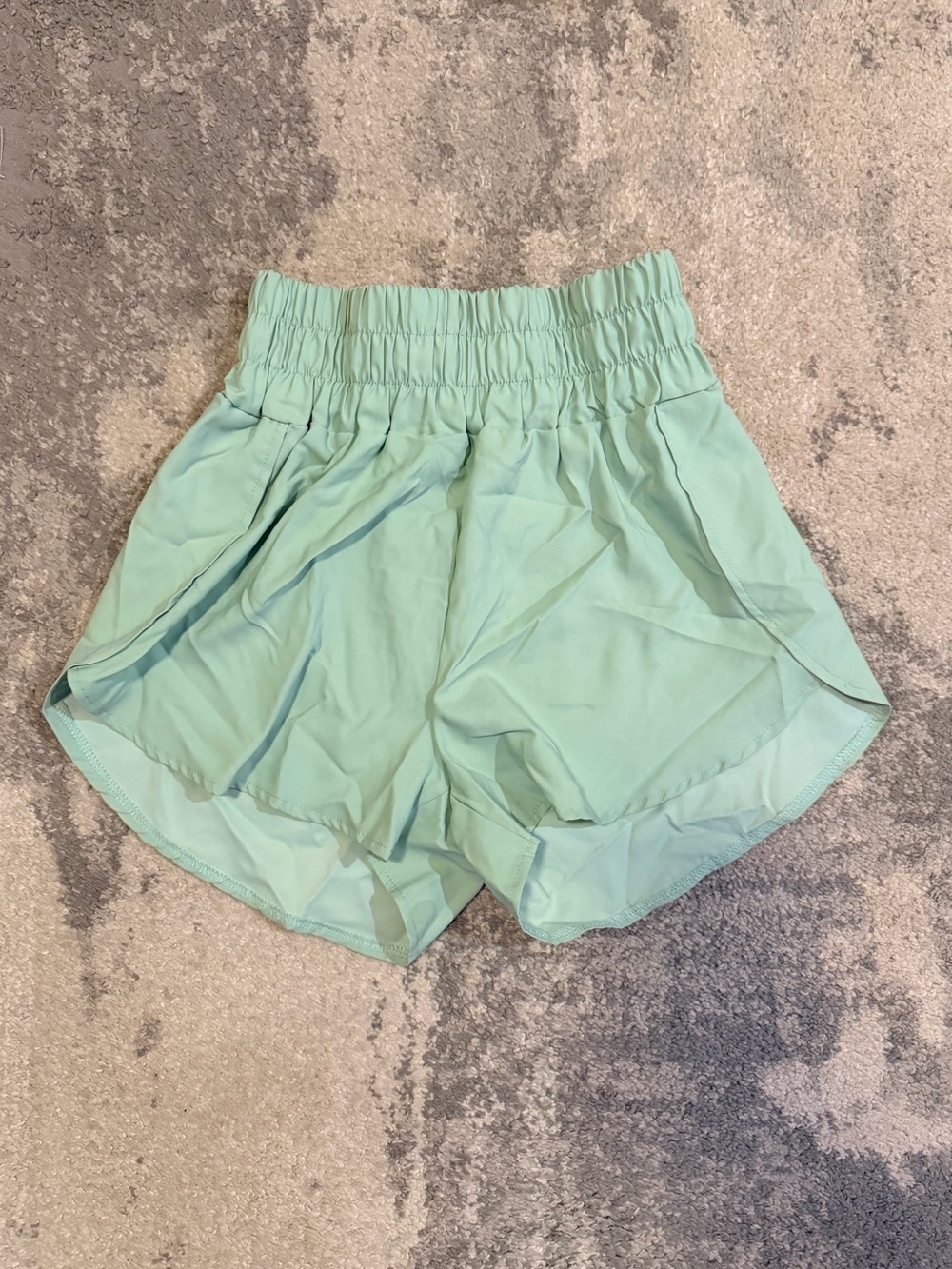 Light Mint Melody  Athletic Shorts - Kids  Activewear